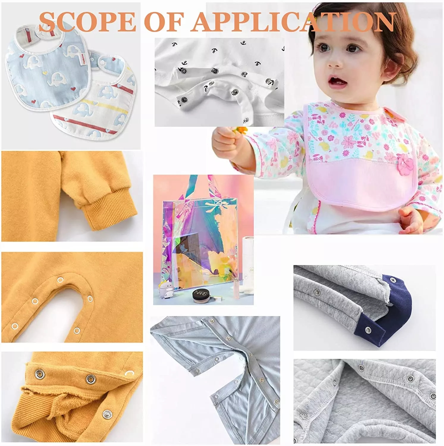 【日本家庭必備】金屬按扣帶緊固件鉗壓具套件