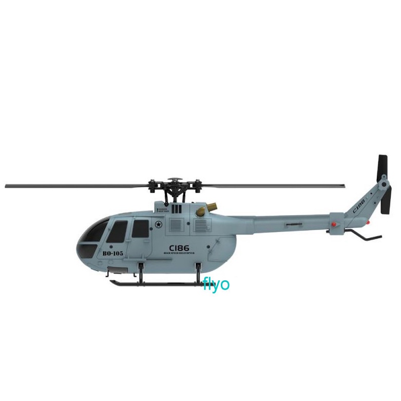 【飛歐FlyO】單槳直升機造型720P廣角攝像頭空拍機 最新c186 PRO版【像真型定高】左右手可切換，無平衡翼迷你直昇機6軸陀螺儀四通道，2.4G單槳直升機