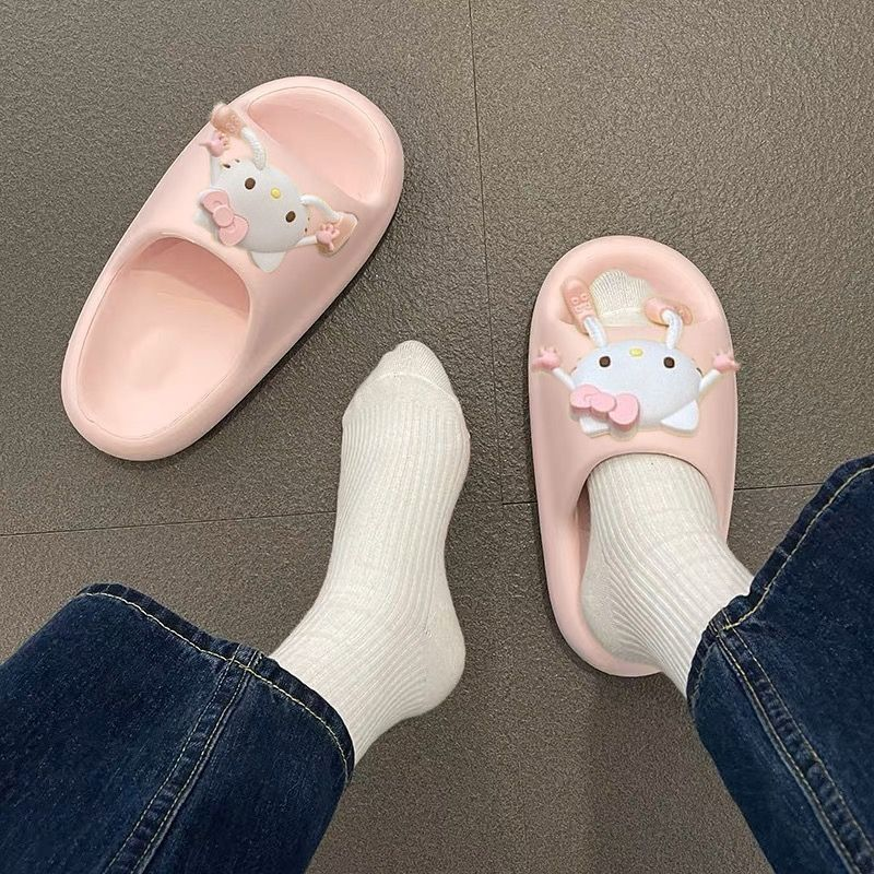 Kitty 貓拖鞋室內居家外穿防滑防臭可愛舒適外穿涼拖鞋女 Kitty 貓拖鞋室內居家外穿防滑防臭可愛舒適外穿涼拖鞋女